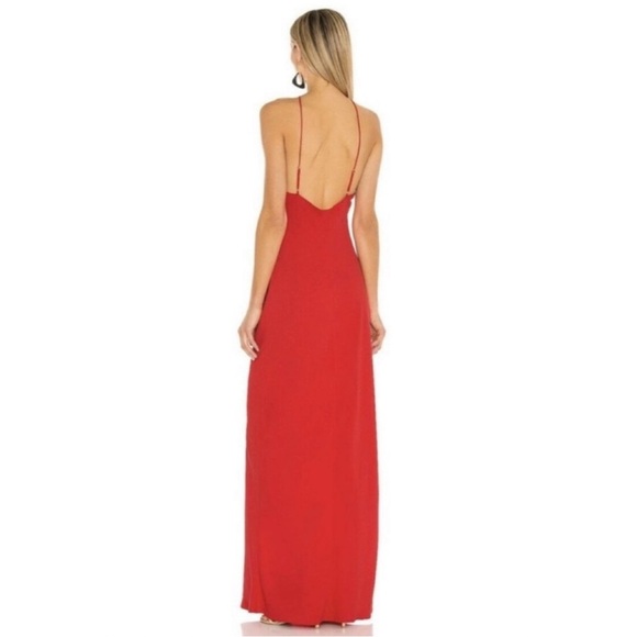 Amanda Uprichard x Revolve Lipstick Red - Riesling Dress - Large. B9 - Picture 3 of 8